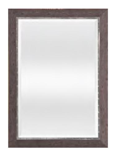 MIRROR 3" FRAMED LG RIVET D.GREY 29.5" x 41.25"