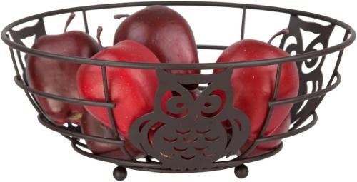 FRUIT BOWL BRONZE OWL