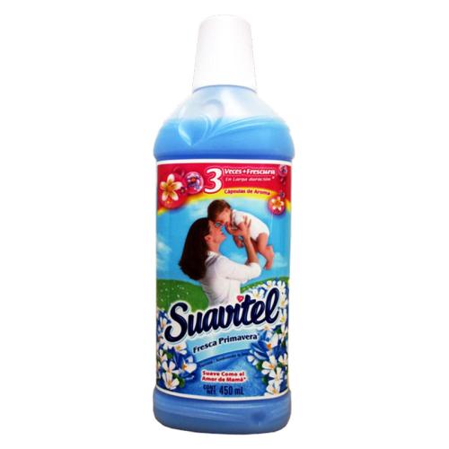 Suavitel Blue Fresca Primavera Fabric Softener, 450 ML
