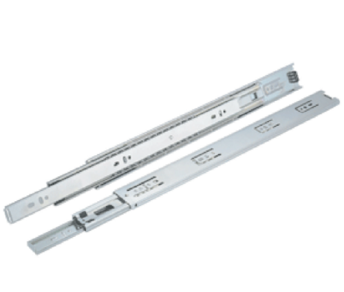 DRAWER SLIDE PAIR 22" SOFT CLOSE BALL BEARING SPRING MECHANISM 2 SPRING
