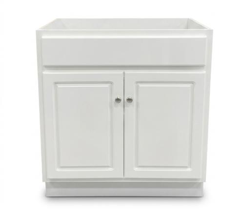 30'' 2-Door Glossy White Vanity, 30'' x 21'' x 34-12''