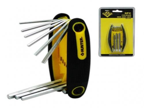 KEY HEX 9PC SAE FOLDING SET