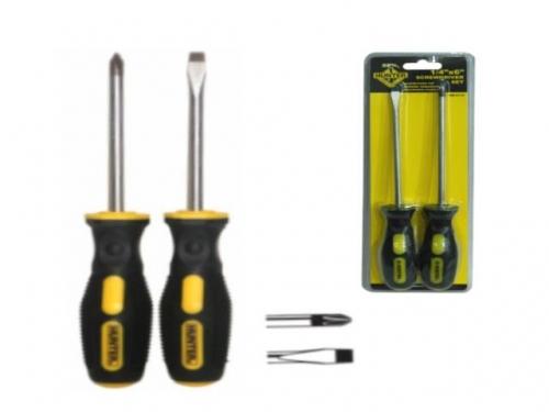 SCREWDRIVER SET 2PC 1/4" X6" SLOT/PHIL