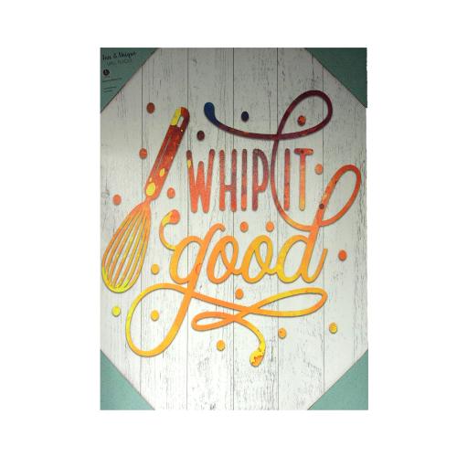 WOOD PLAQUE KITCHEN HUMOR PORTRAIT