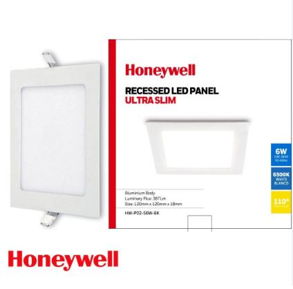 LED PANEL 6W RECESSED ULTRA SLIM 6500L