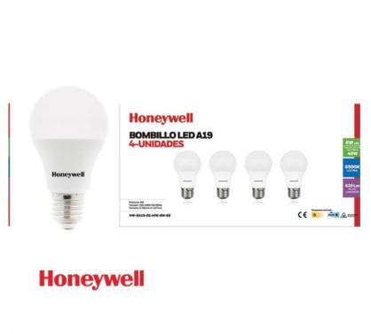 BULB LED 6W 4PK A19 E27 6500K