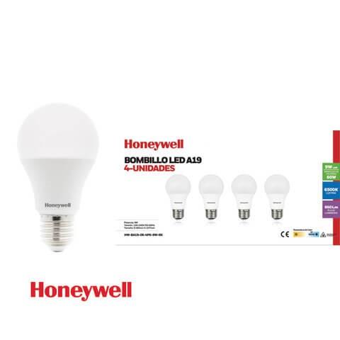 BULB LED 4PK A19 E27 6500K
