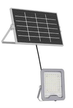 SOLAR & LED FLOODLIGHT 25W RECHARGABLE 6000K