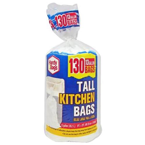 Tall Kitchen Trash Bag, 13 Gal, 130 Count