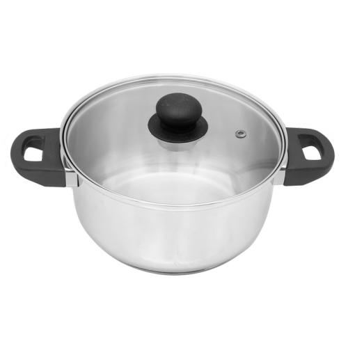 DUTCH OVEN 2.5QT W/HANDLE & GLASS LID