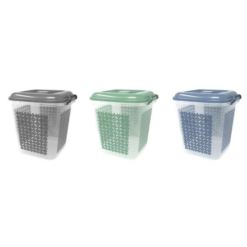 PLASTIC FOOD CONTAINER 439OZ SQUARE
