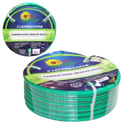HOSE GARDEN 3 LAYER 1/2"X100FT