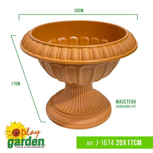 GARDENING POT BROWN 20 X 17