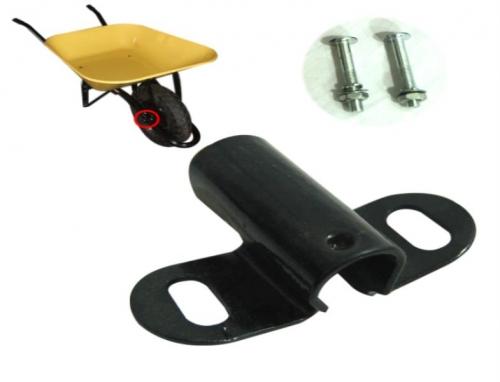WHEELBARROW AXLE SUPPORT