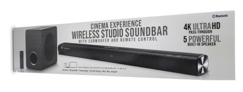 Wireless Studio Soundbar With Subwoofer & Remote Control