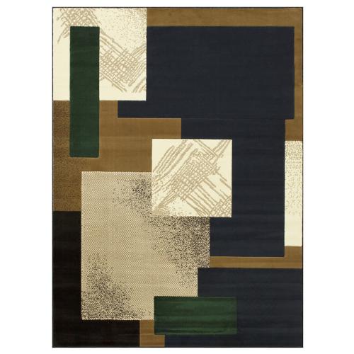 Kingdom 139 Navy Blue Area Rug – 5 ft x 7 ft