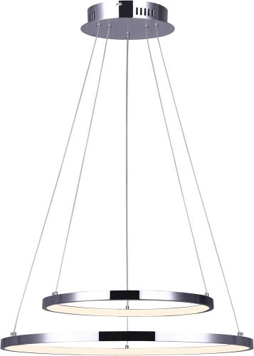 CHANDELIER LEXIE LED CHROME FIN