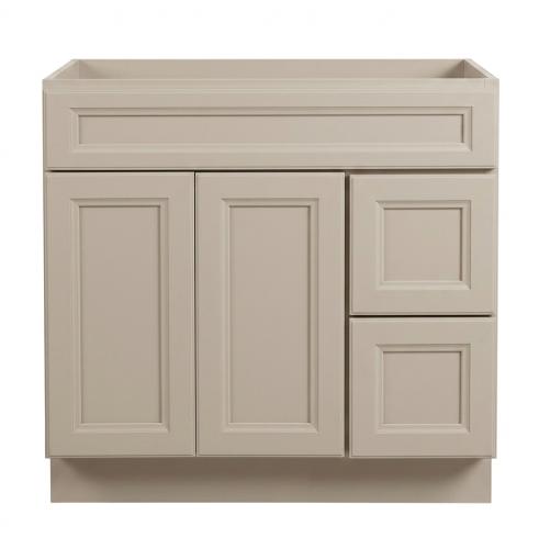 36'' 2-Door Linen Vanity, 36'' x 21'' x 34-1/2''