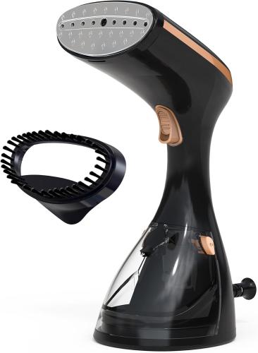 IRON STEAMER HAND-HELD BLACK FOR HOME OFFICE TRAVEL