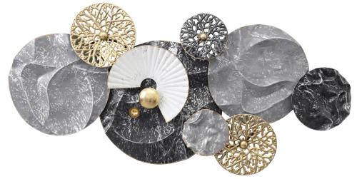 Oversized Metal Circles Wall Decor
