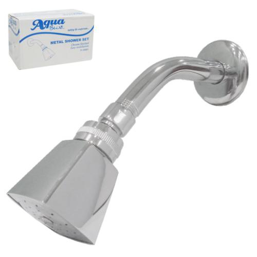 SHOWERHEAD SQUARE METAL 9"LENGTH