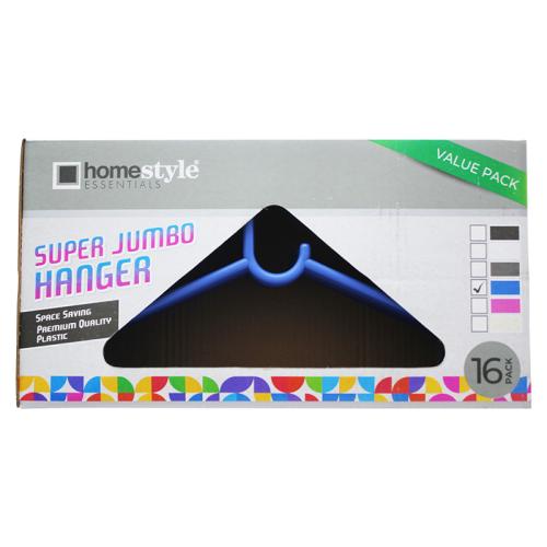 HANGER BLUE IN BOX 16PK