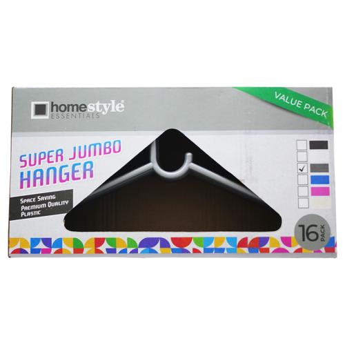 HANGER GREY IN BOX 16PK