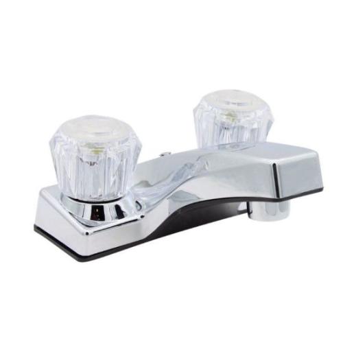 LAVATORY FAUCET 4" PLASTIC HAND CHROME ABS