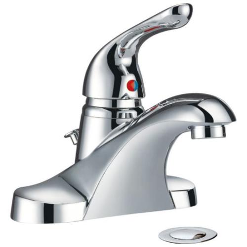 FAUCET LAVATORY 4"CHROME W/POPUP