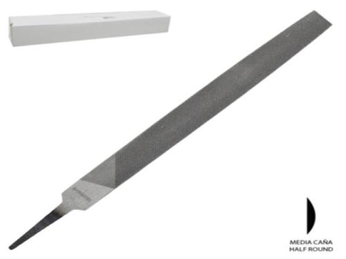 FILE STEEL HALF ROUND SMOOTH 8"