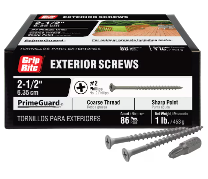2 1/2" DECK SCREW 1LB