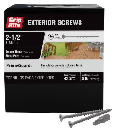 2 1/2" DECK SCREW 5LBs