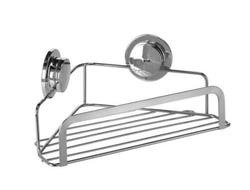 CADDY CORNER BASKET S/TEEL STICK 'N' LOCK