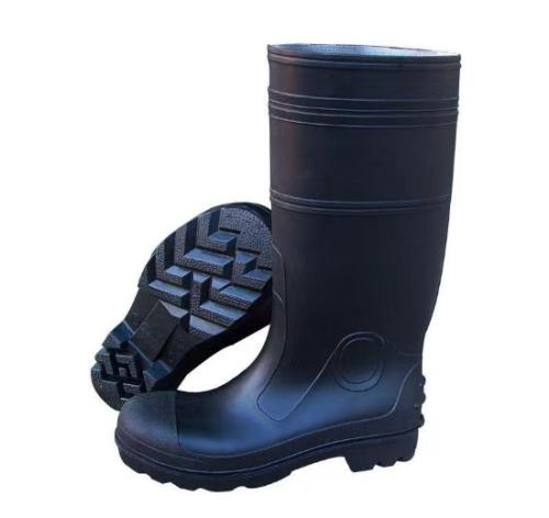 16" PVC BOOTS BLACK STEEL 10 WT8301-10