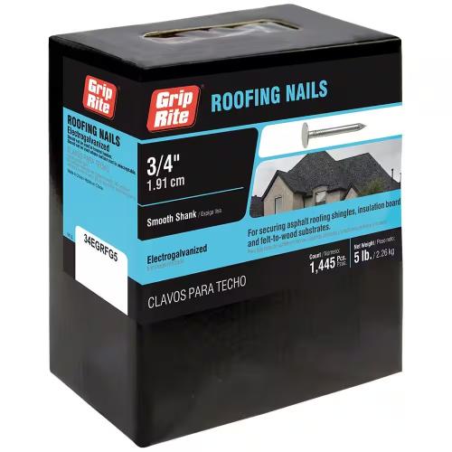 ROOFING NAILS 3/4 5lbs