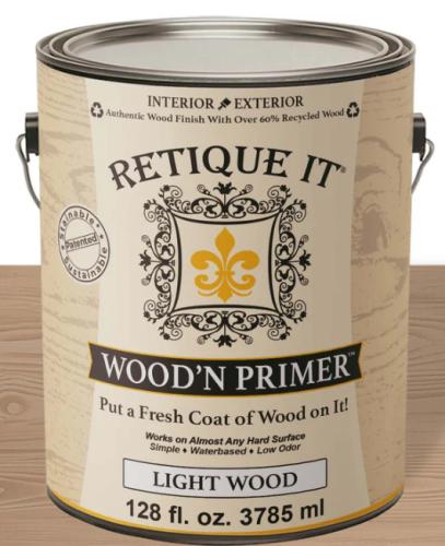 RETIQUE IT WOOD N PRIMER LIGHT WOOD GALLON