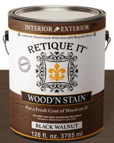 RETIQUE IT WOOD N STAIN BLACK WALNUT GALLON