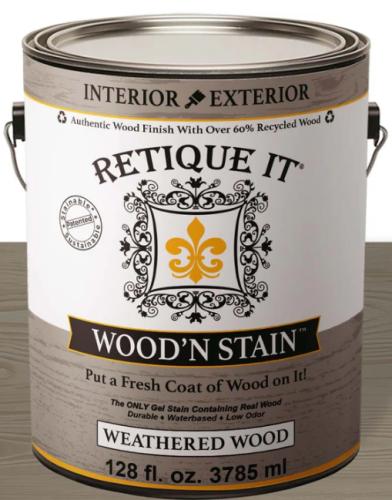 RETIQUE IT WOOD N STAIN WEATHERED WOOD GALLON
