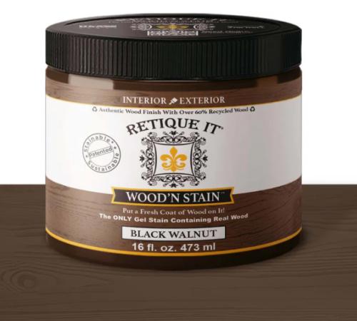 RETIQUE IT WOOD N STAIN BLACK WALNUT 16OZ