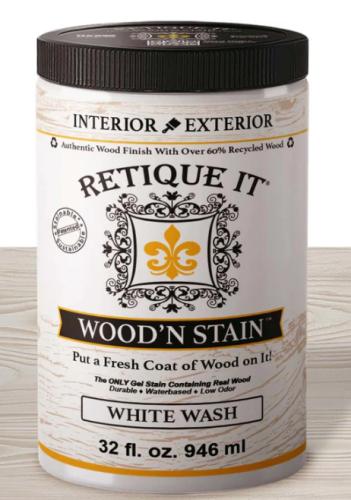 RETIQUE IT WOOD N STAIN WHITE WASH QUART