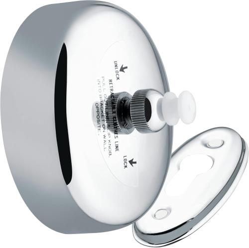 CLOTHSLINE HEAVY DUTY RETACTABLE CHROME
