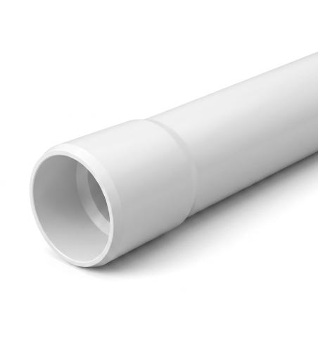 2" x 20' PVC Schedule 40 Pipe, Belled End