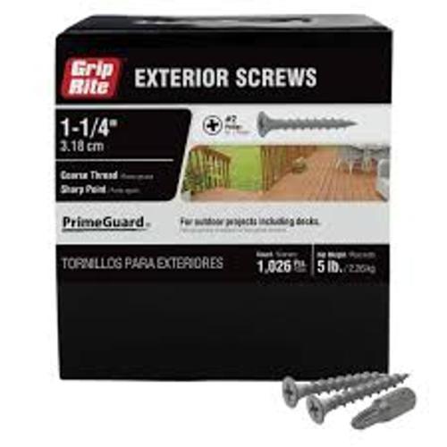1-1/4" DECK SCREW 5LB