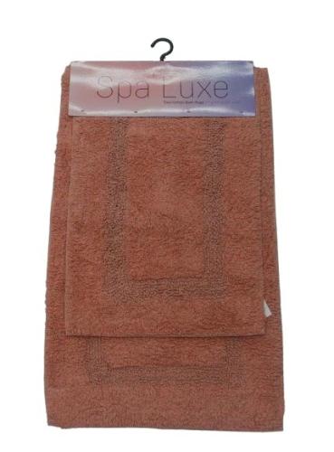 BATH RUGS SPA LUXE 2PCSET SINGLE BORDER ASSORTED