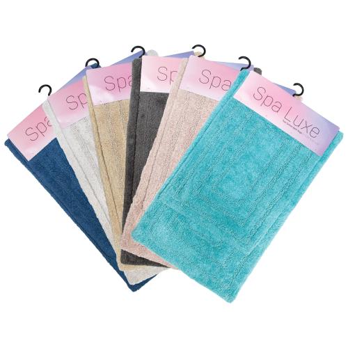 BATH RUGS SPA LUXE 2PC SET SOLID COLOR
