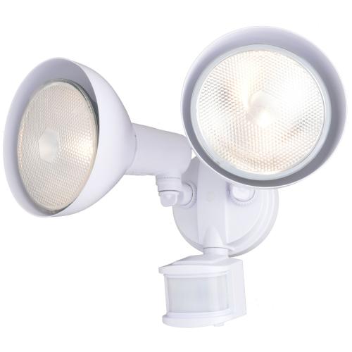 OUTDOOR 2LIGHT WHT MOTION SENSOR SECURITY FLOOD 180RANGE  5MODES