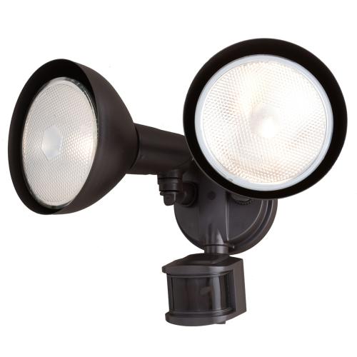 OUTDOOR 2LIGHT BRONZE MOTION SENSOR SECURITY FLOOD 180RANGE  5MODES