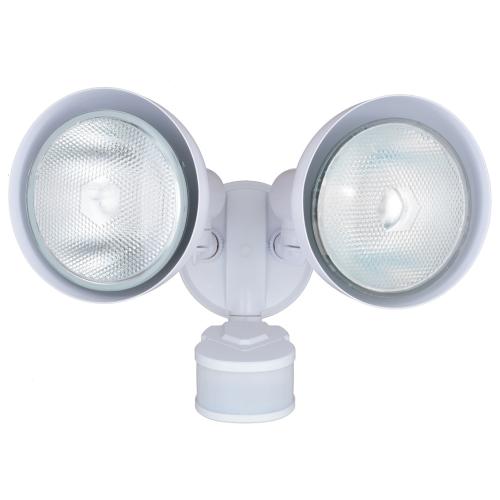 OUTDOOR 2LIGHT WHT MOTION SENSOR SECURITY FLOOD 240RANGE  5MODES