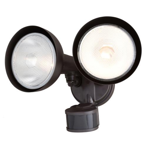 OUTDOOR 2LIGHT BRONZE MOTION SENSOR SECURITY FLOOD 240RANGE  5MODES