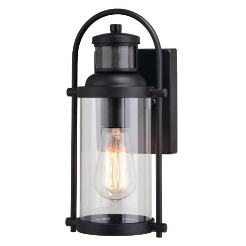 OUTDOOR WALL LIGHT WINFIELD DUALUX 5.75" M.BLK